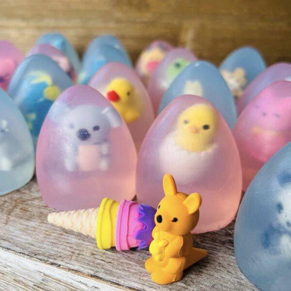 Egg Soap with a Toy Inside